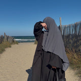 Abaya flowy 2.0 - noir