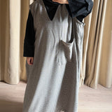 La robe chasuble - laine