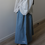 JUPE EN JEAN - BLEU CLAIR