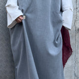 La robe chasuble - gris