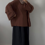 TSHIRT BASIC - MARRON