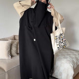 La robe chasuble - noir
