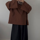 TSHIRT BASIC - MARRON