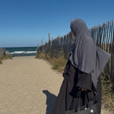Abaya flowy 2.0 - noir
