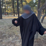 Abaya flowy 2.0 - noir