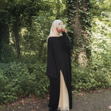 La tunique camélia - noir