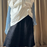 Fluffy hijab - bleu ciel