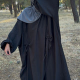 Abaya flowy 2.0 - noir