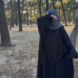 Abaya flowy 2.0 - noir