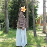La jupe éponge - grise