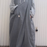 La robe chasuble - gris