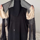 La robe chasuble - noir