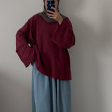 TSHIRT BASIC - BORDEAUX