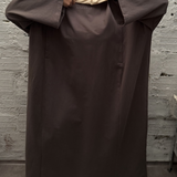 Basic dress - brun grisé