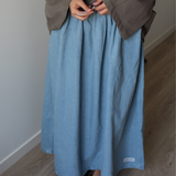 JUPE EN JEAN - BLEU CLAIR
