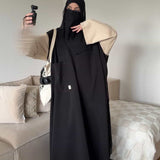 La robe chasuble - noir