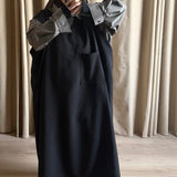 La robe chasuble - noir