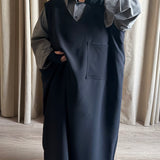 La robe chasuble - noir