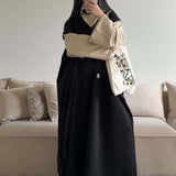 La robe chasuble - noir