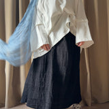 Fluffy hijab - bleu ciel