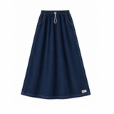 JUPE EN JEAN - BLEU FONCÉ