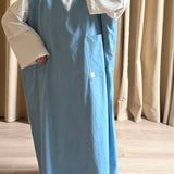 La robe chasuble - Jean soft blue
