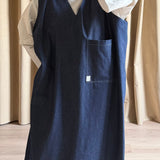 La robe chasuble - Jean Dark blue