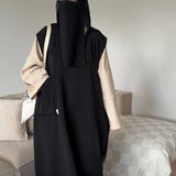 La robe chasuble - noir