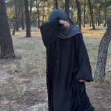 Abaya flowy 2.0 - noir