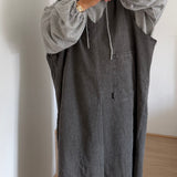 ROBE CHASUBLE EN JEAN - GRIS