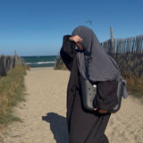 Abaya flowy 2.0 - noir