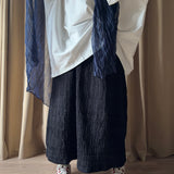 Fluffy hijab - bleu marine