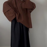 TSHIRT BASIC - MARRON