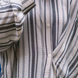 La tunique chemise - rayé grise