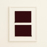 Manchette large "basic"  - Dark burgundy