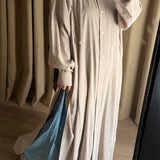 La tunique chemise - beige
