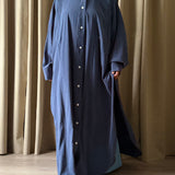 La tunique chemise - bleu jean