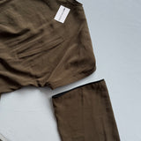 Manchette large "basic"  - Intense kaki
