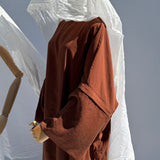 Manchette large "basic"  - Terracotta