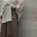 La chemise oversize - Blanc