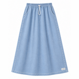 JUPE EN JEAN - BLEU CLAIR